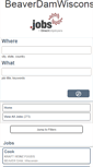 Mobile Screenshot of beaverdamwisconsin.jobs